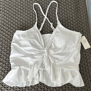 Coral Reef Phi Phi swim top - Size L NWT